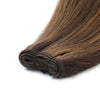 Weft Hair Extensions Australia Afterpay #2/10 Dark Brown & Caramel Mix 21”