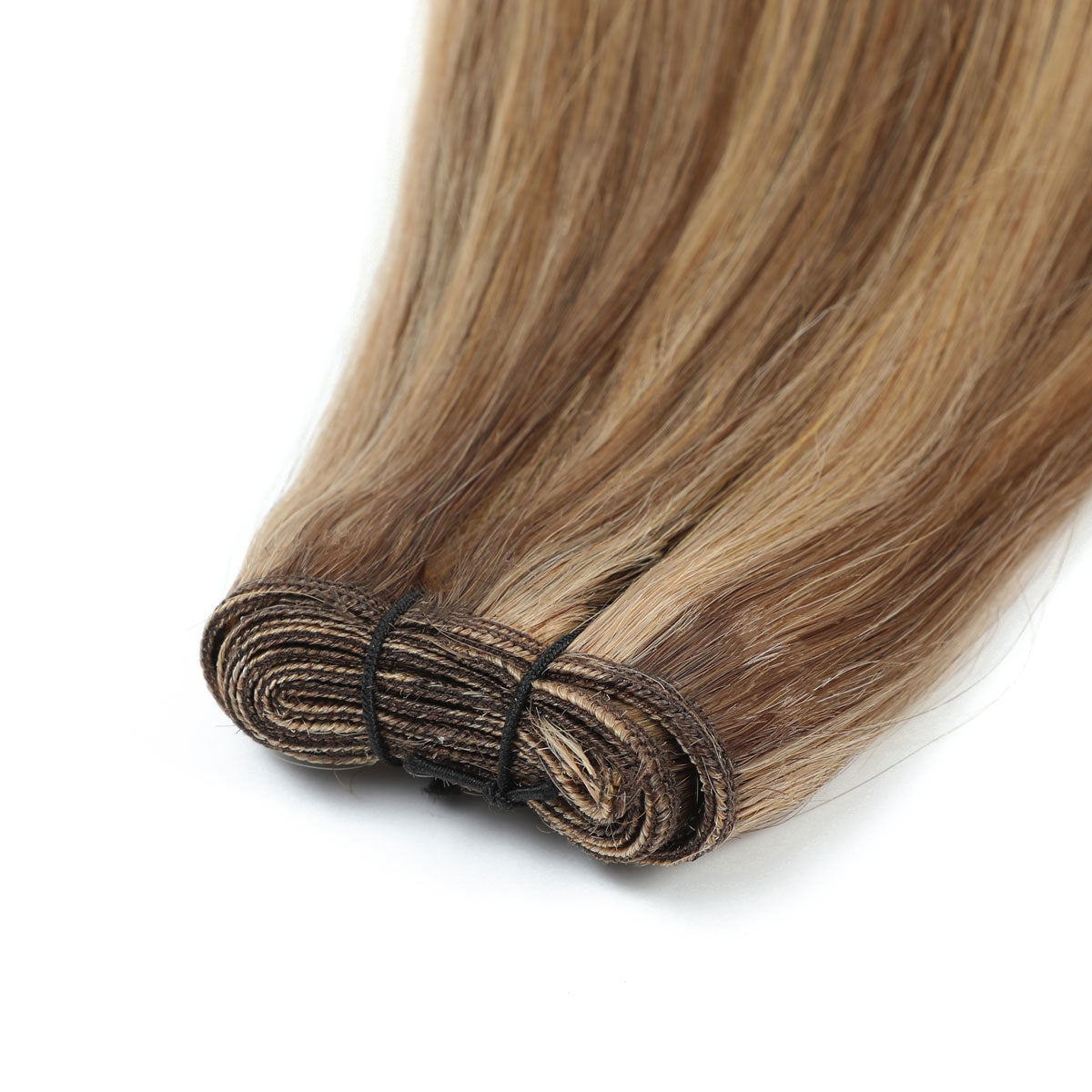 Weft Hair Extensions 25" #8/22 Ash Brown and Sandy Blonde Mix