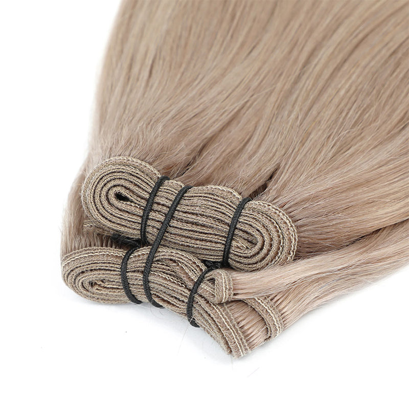 Weft Hair Extensions #17 Dark Ash Blonde 21"