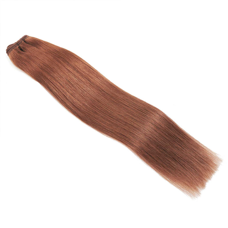 Weft Hair Extensions - #30 Medium Copper 50 Grams 21" SALE