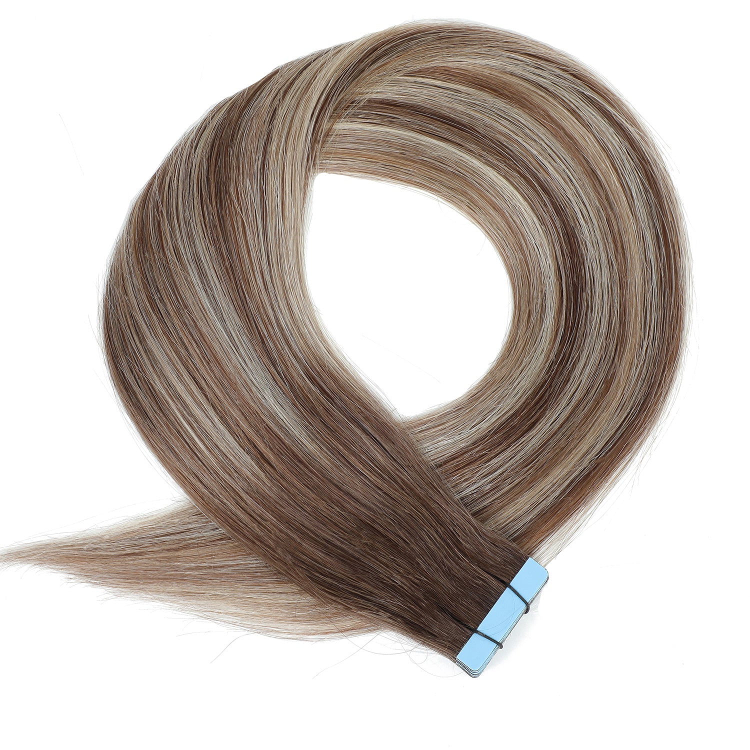 Remy Tape Hair Extensions. Enhance your hairstyle with Human Hair Extensions, designed for a natural and voluminous finish. These tape extensions blend seamlessly with your natural hair, providing both length and volume