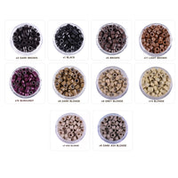 Micro Beads 5mm Silicone Lined for Hair Extensions 500 Pcs