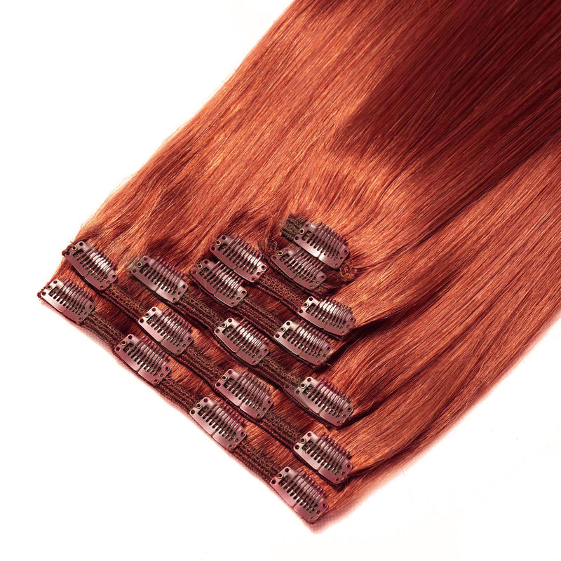 Copper Rear Extension Hair Extensions Clip In