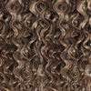 Curly Clip In Hair Extensions 3b #4/27 Chestnut and Bronzed Blonde Highlights