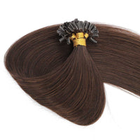 Keratin Bonds Hair Extensions #2 Dark Brown 25" SALE 50 Grams
