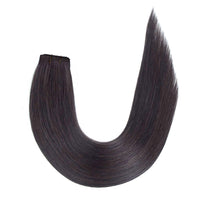 Flat Weft Hair Extensions #1c Midnight Brown 22"