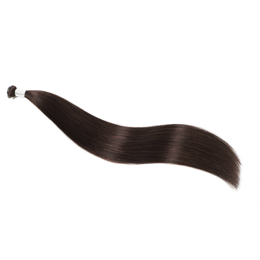 Genius Weft Hair Extensions  #2c Dark Chocolate Brown