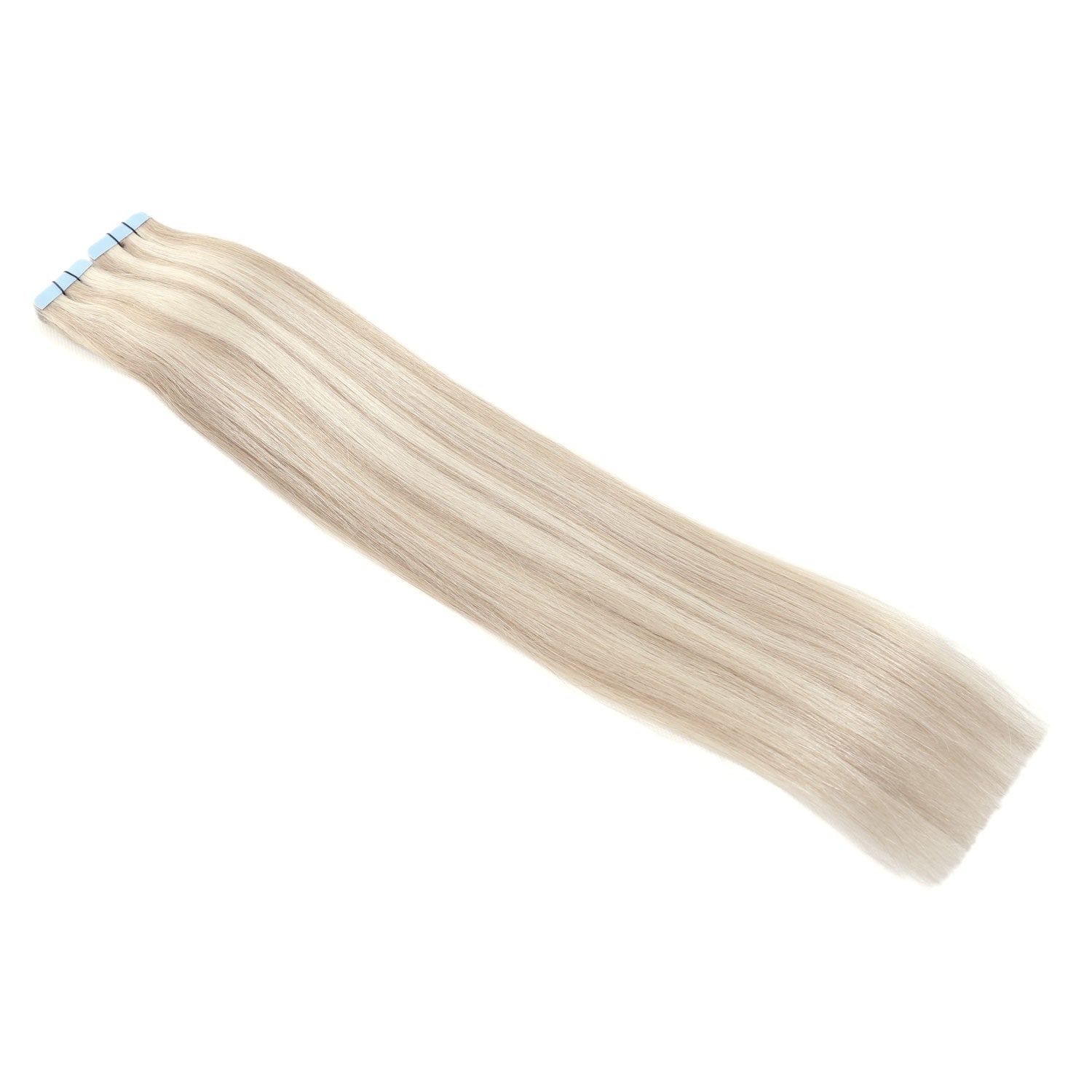 Invisible Tape Hair Extensions #18b/1001 Dark Ash and Pearl Blonde Mix