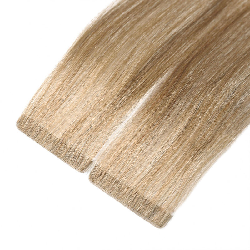 Invisible Tape Hair Extensions  #16 Natural Blonde Skin Weft