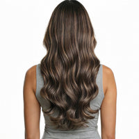 Tape Hair Extensions #2c/8a Chocolate and Ash Brown Mix