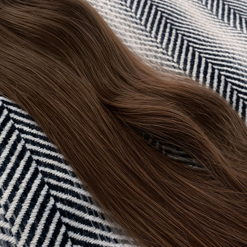 Long-lasting Tape Hair extensions for added length and volume.