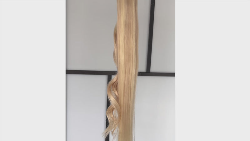 Halo Hair Extensions #18a/60 Ash and Platinum Blonde Mix