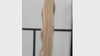 Flat Weft Hair Extensions  #1001 Pearl Blonde 22"