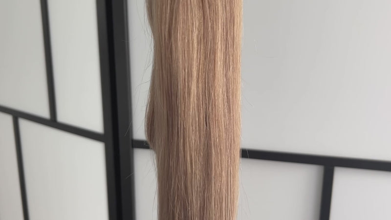 Weft Hair Extensions #16 Natural Blonde 17” 60 Grams
