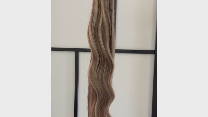Ash Brown and Blonde Hair Extensions