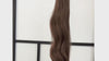 Clip In Hair Extensions #8 Cinnamon Brown 17"