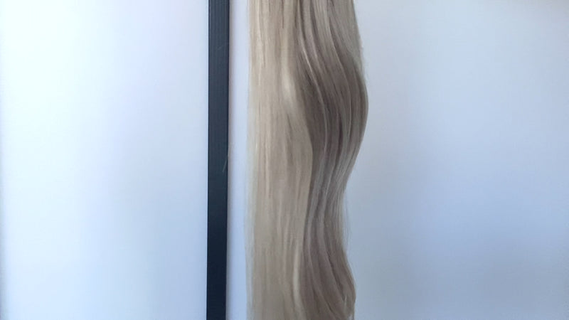 Tape Hair Extensions  21"  #17/17/1001 Ash & Pearl Blonde Balayage