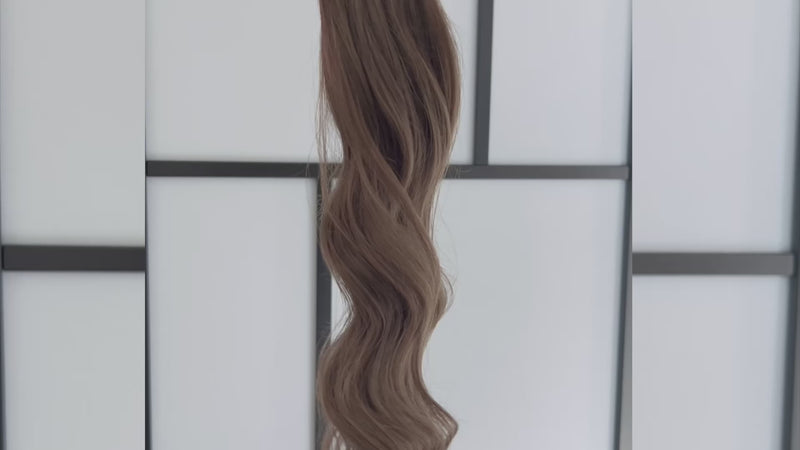 Nano Ring Hair Extensions #8a Ash Brown