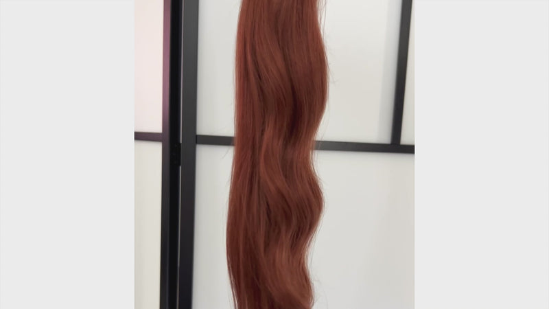 Tape Hair Extensions 21" #30 Medium Copper