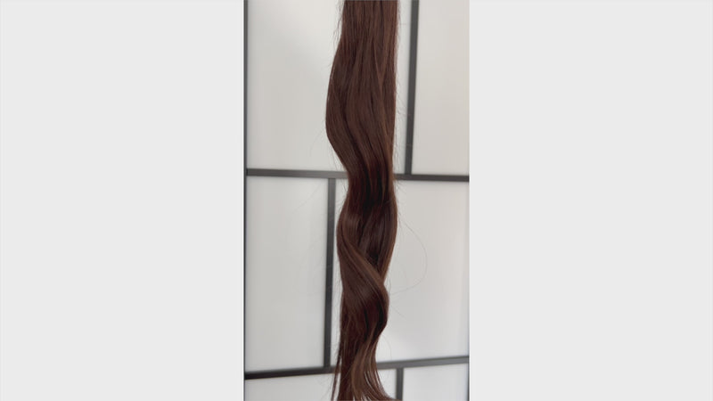 Hair Extensions Tape #2 Dark Brown 17"