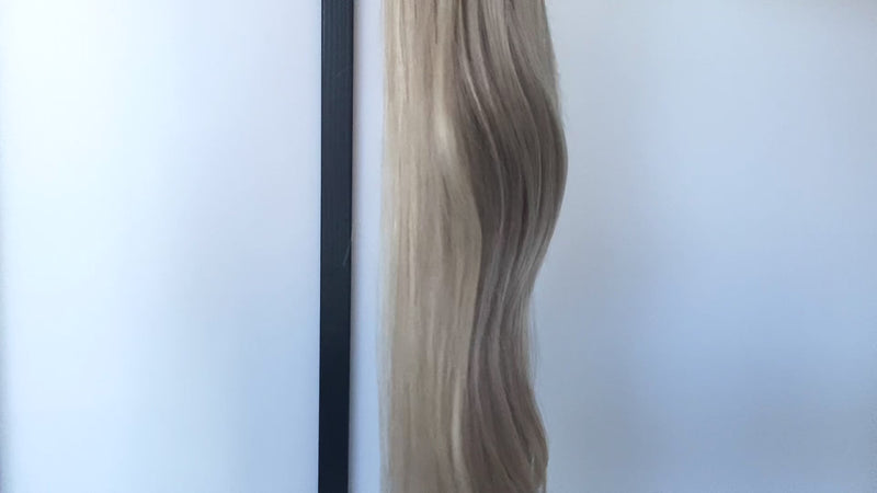 Hair Extensions Ash Blonde and Platinum Mix