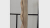 Pearl  Blonde Hair Extensions Video