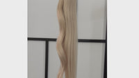 Pearl  Blonde Hair Extensions Video