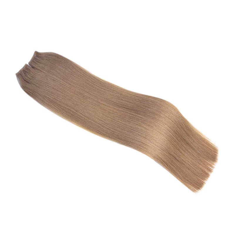 Double Drawn Invisible Tape Hair Extensions #6 Cool Light Brown Virgin