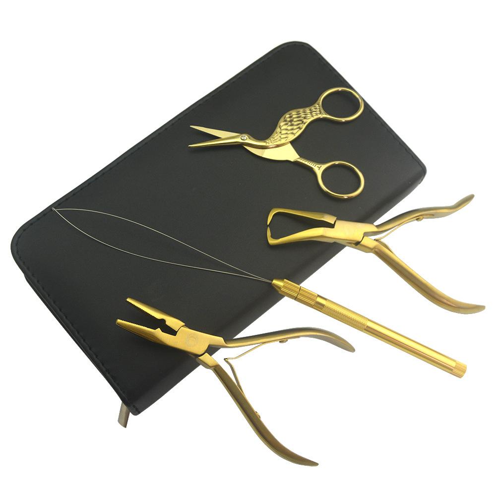 Hair Extension Mini Tool Kit Gold