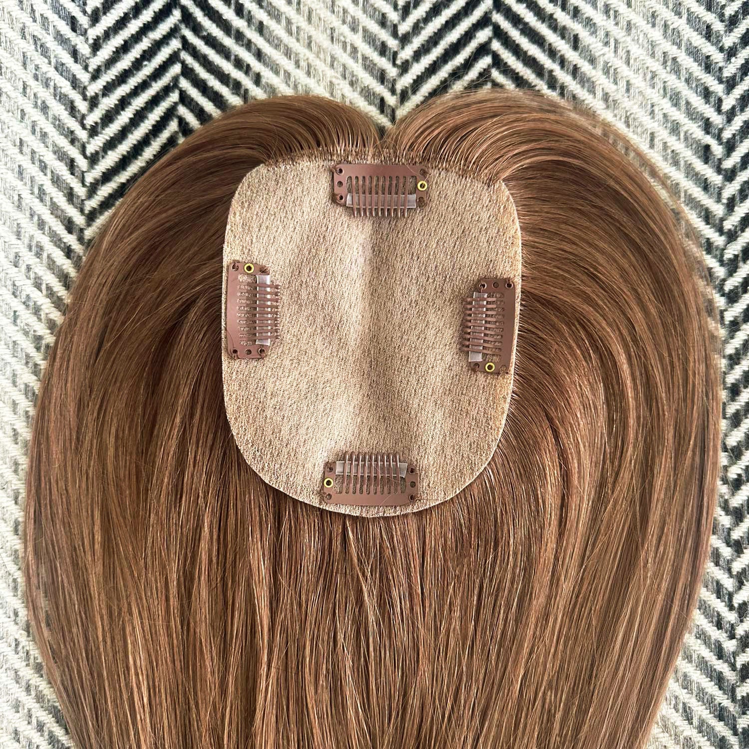 Human Hair Topper #12 Dirty Blonde