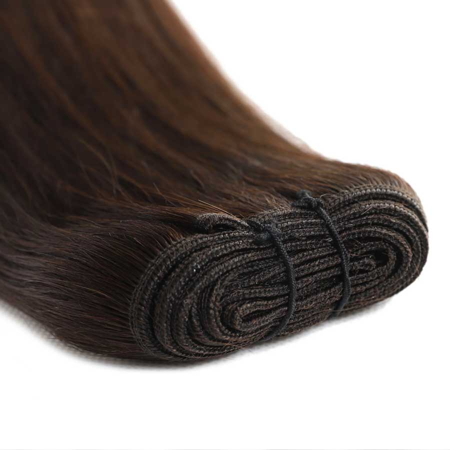 Weft Hair Extensions #2 Dark Brown 21"
