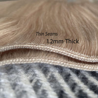 Weft Hair Extensions #8/60 Ash Brown & Platinum Blonde Mix 21”