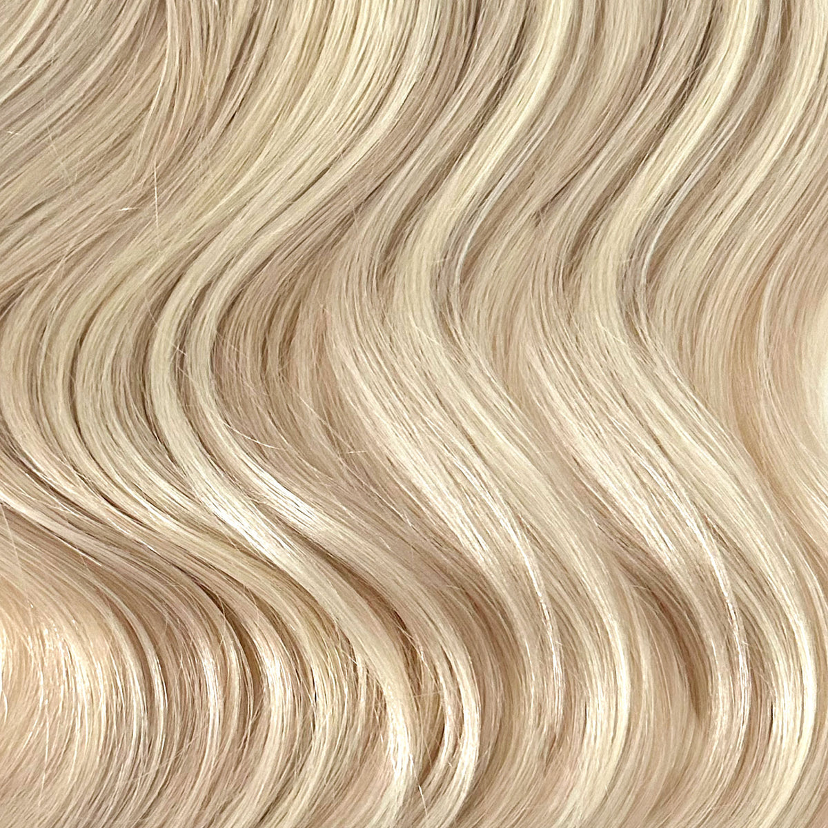 Weft Hair Extensions 25" #18a/60 Ash & Platinum Blonde Mix