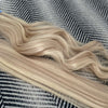 Weft Hair Extensions #18a/60 Ash Blonde and Platinum Mix 21"