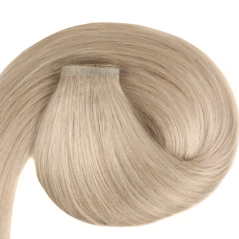 Flat Weft Hair Extensions - #18a Ash Blonde 22"