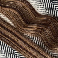 Invisible Tape Hair Extensions #2/12 Dark Brown & Dirty Blonde Mix