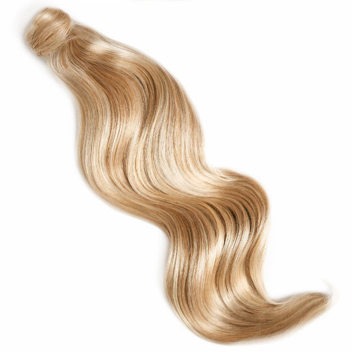 Ponytail Hair Extensions #27/60 Bronzed Blonde & Platinum Blonde Highlights