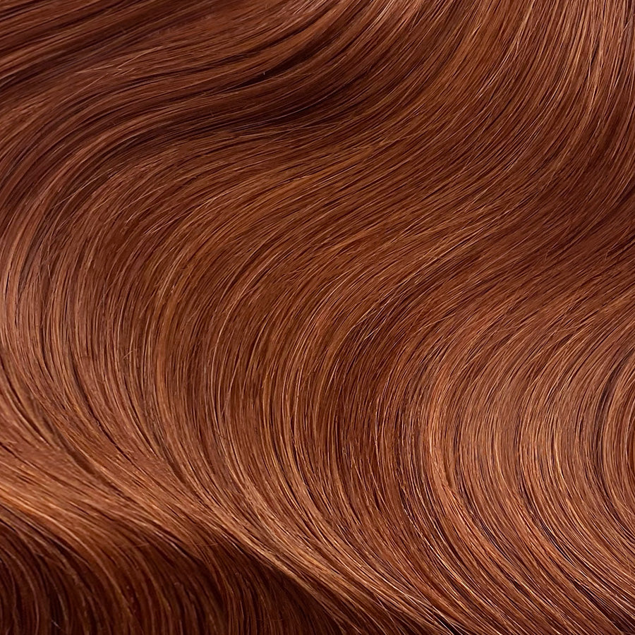 Tape Hair Extensions 23"  #30 Medium Copper