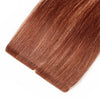 Invisible Tape Hair Extensions #30 Medium Copper Skin Weft