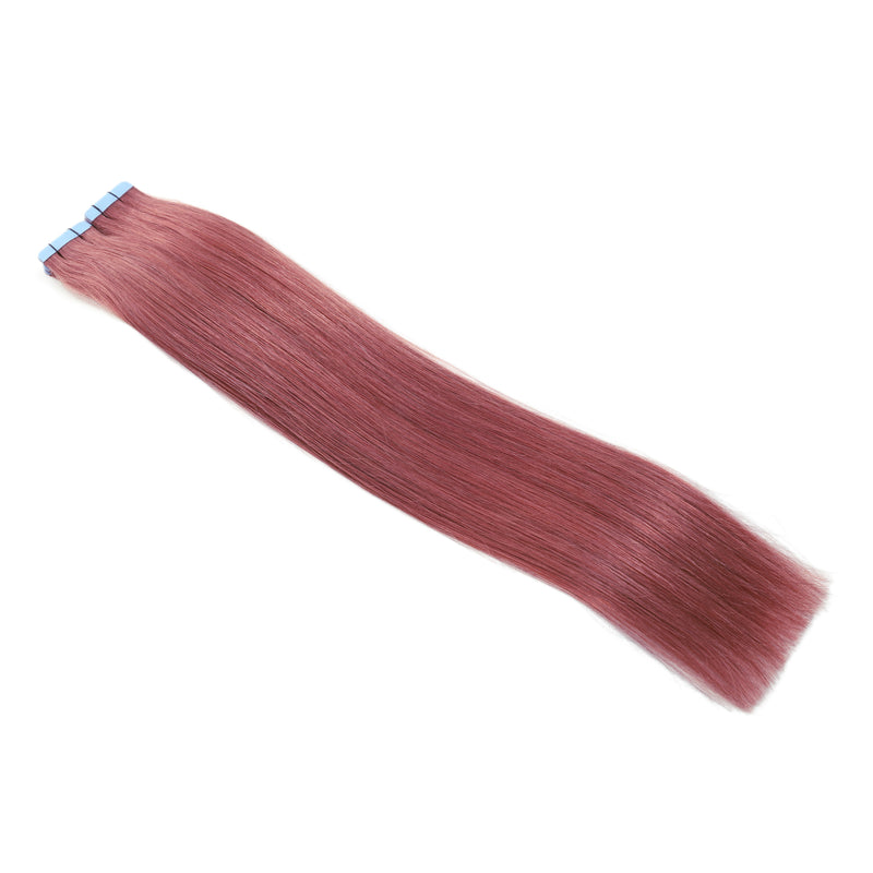 Tape Hair Extensions  21" #33 Natural Red