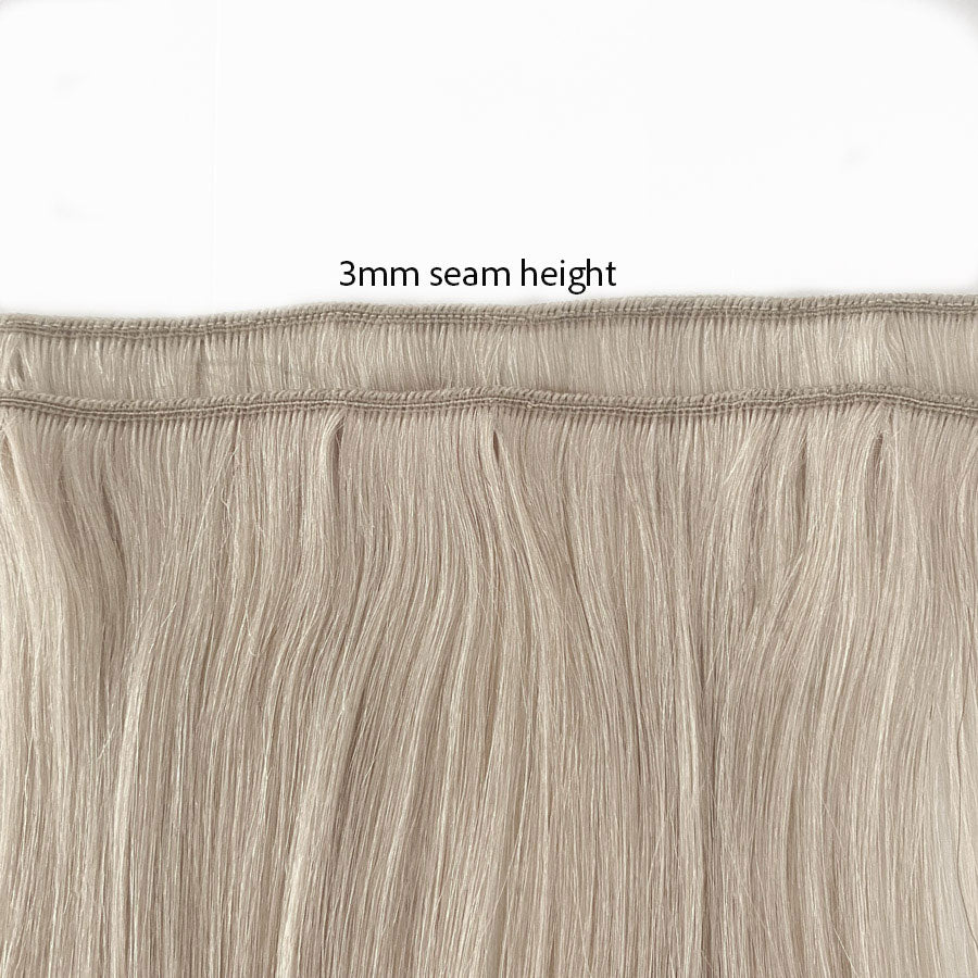 Weft Hair Extensions #18a Ash Blonde 17" 60 Grams