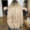 Micro Bead Hair Extensions I Tip #51/60 Champagne Blonde Platinum Blonde Mix