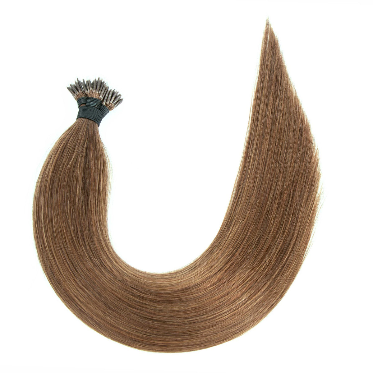 Nano Ring Hair Extensions #6 Medium Brown