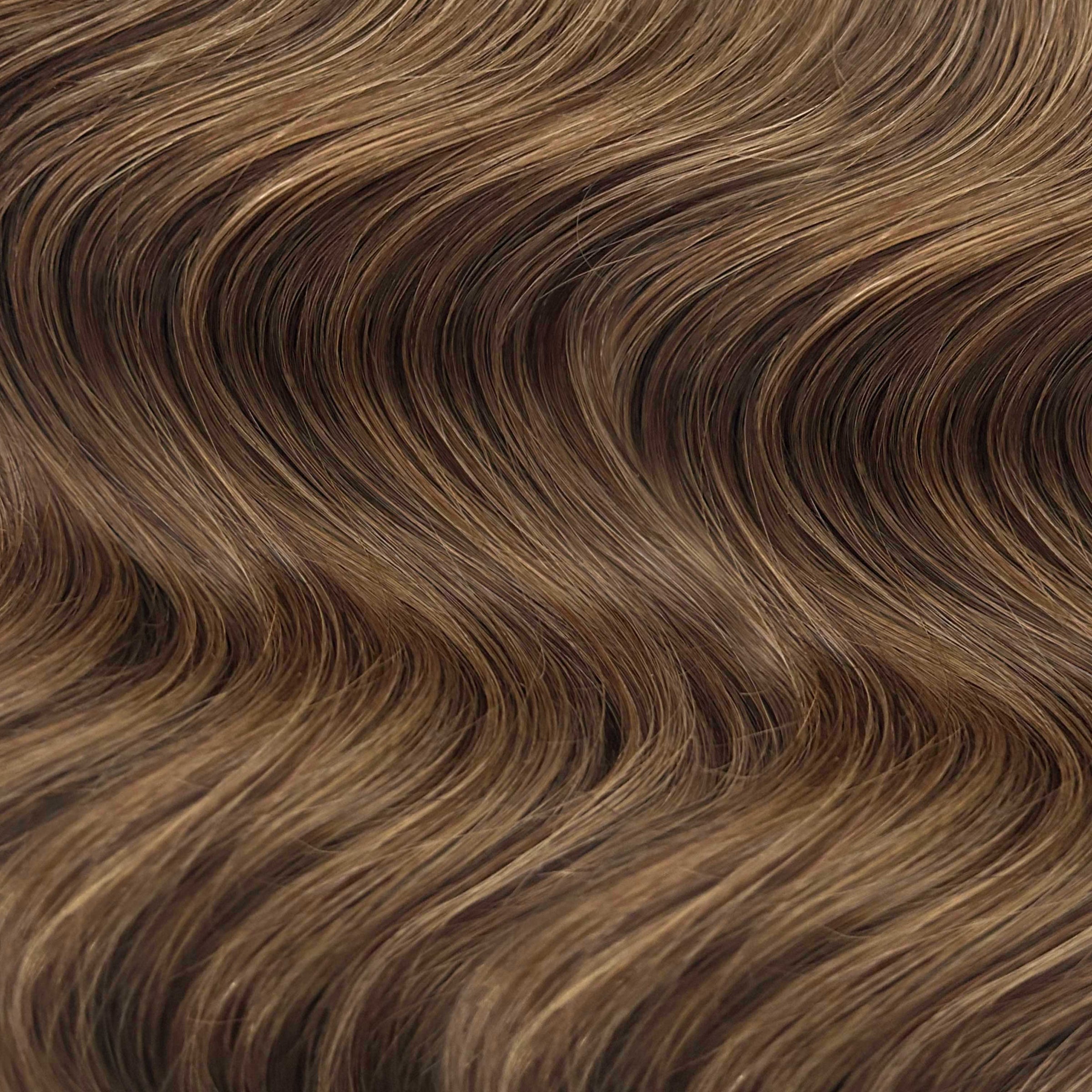 Clip In Hair Extensions #6 Medium Brown 17'