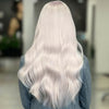 Tape Hair Extensions 25" #60a Silver White Blonde