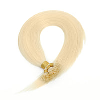 Keratin Bond Hair Extensions #613 Bleach Blonde