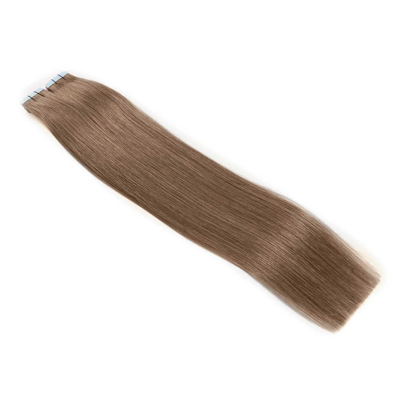 Hair Extensions Tape 13" #8 Cinnamon Brown