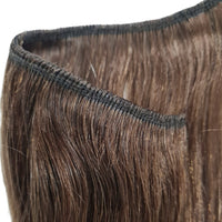 Weft Hair Extensions #8 Cinnamon Brown 17” 60 Grams
