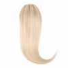 Clip In Volumiser Bangs Layers - Invisible Seamless 1 Pc 12" #51/60 Champagne Platinum Blonde Mix
