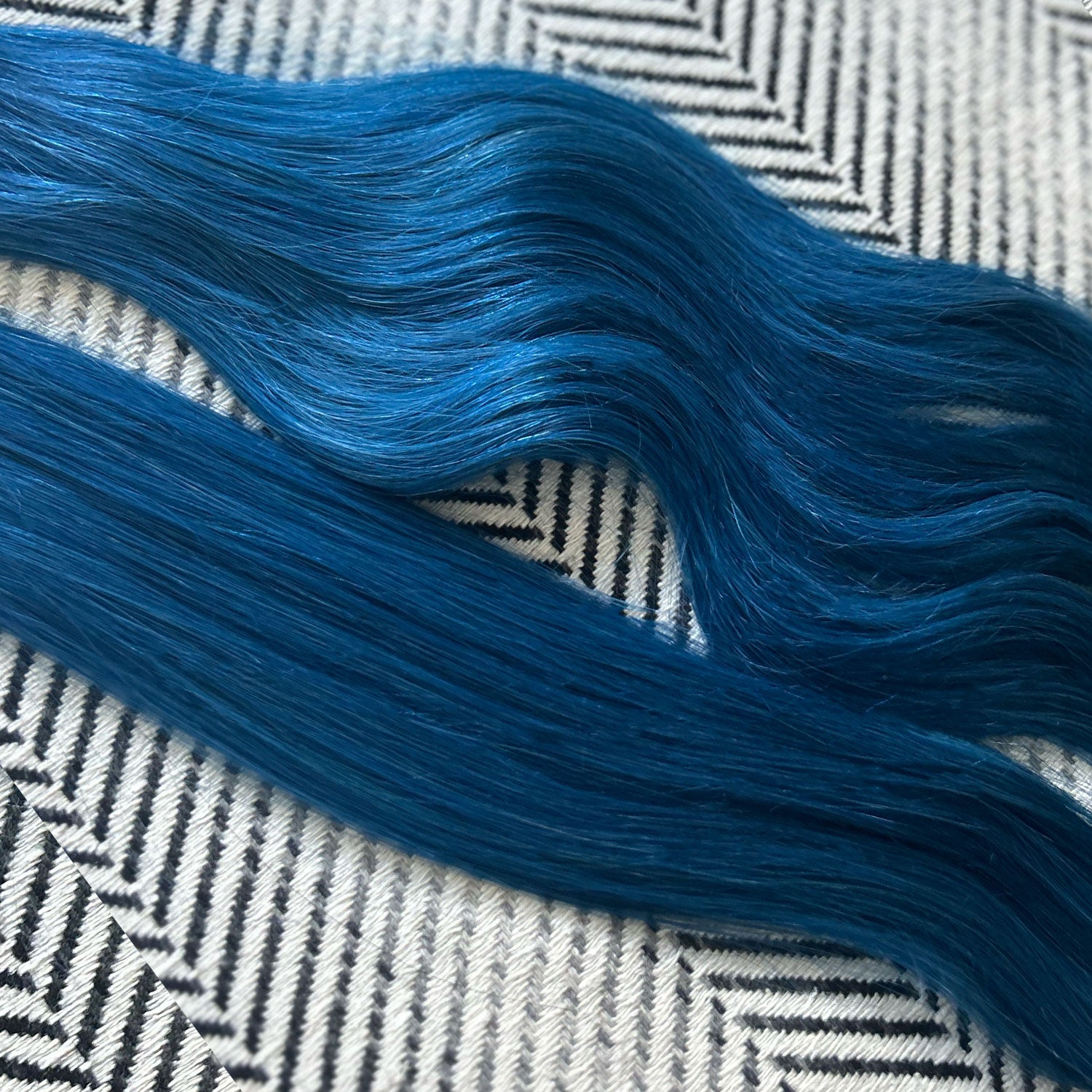 Micro Bead Hair Extensions I Tip #Blue